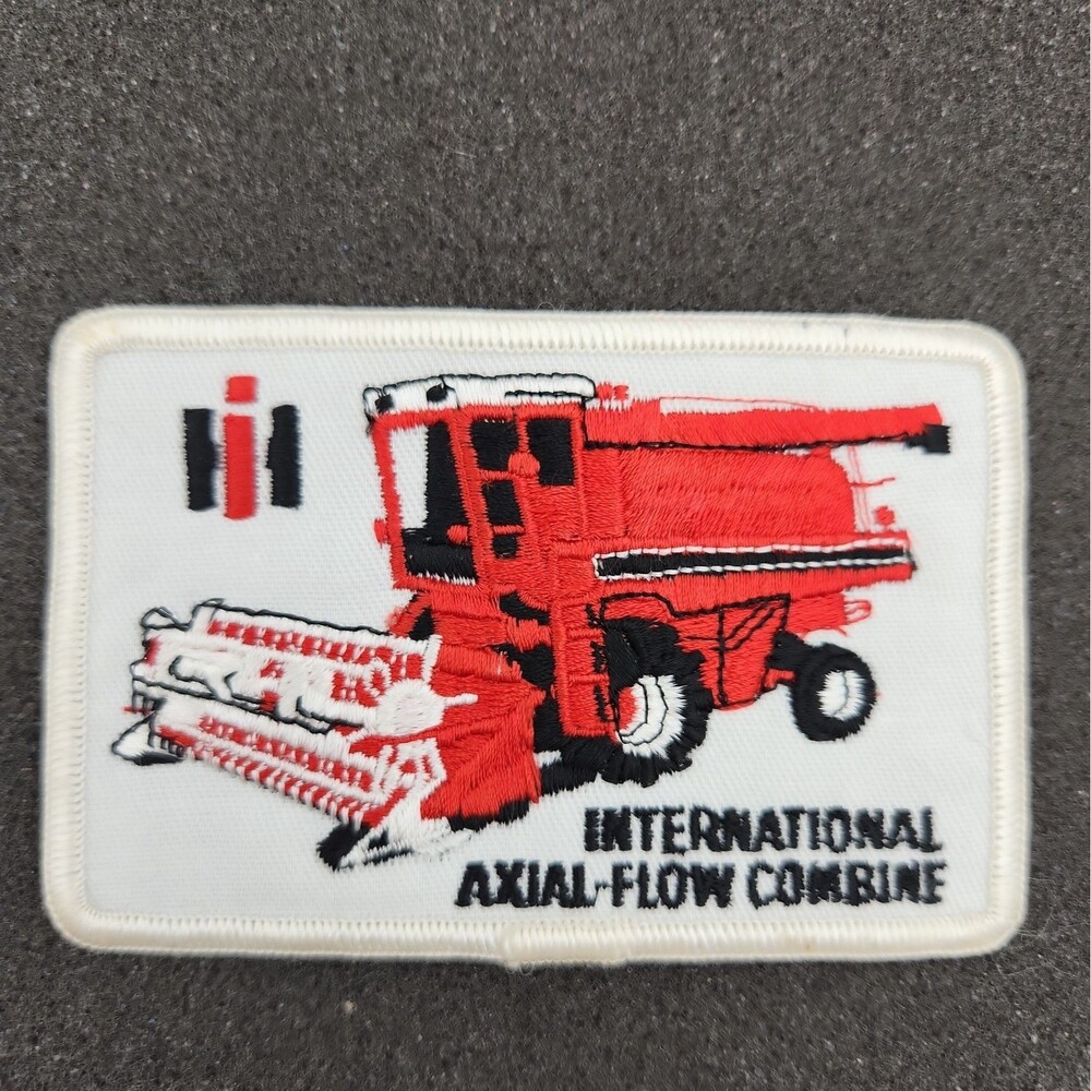 Patch International Harvester IH Axiel Flow Combine Embroidered 1970'S VTG NOS